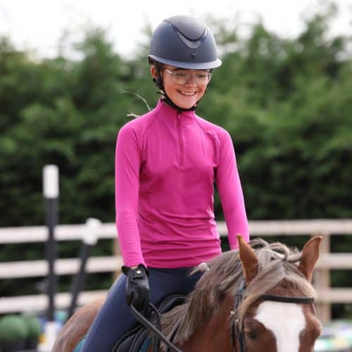 Aubrion React Base Layer Fuchsia - Young Rider